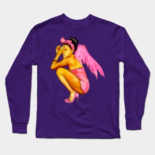 Shy Angel Long Sleeve T-Shirt